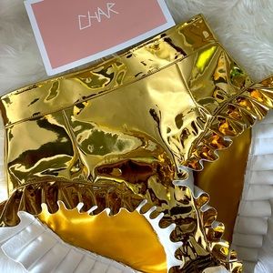 CharWorkroom Gold shorts